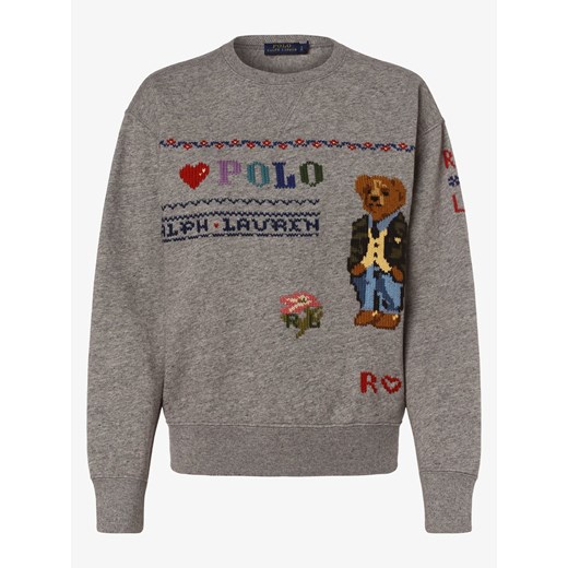 Polo Ralph Lauren - Damska bluza nierozpinana, szary  Polo Ralph Lauren M vangraaf