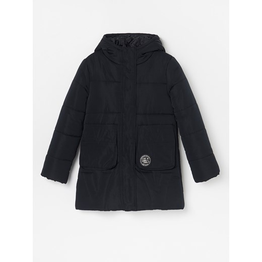 Reserved - Pikowana kurtka z ociepleniem - Czarny Reserved  128 