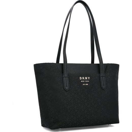 Shopper bag Dkny czarna bez dodatków elegancka 