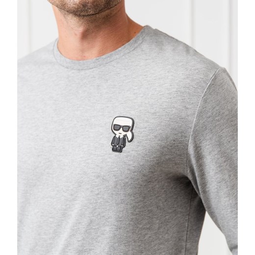 T-shirt męski Karl Lagerfeld szary 