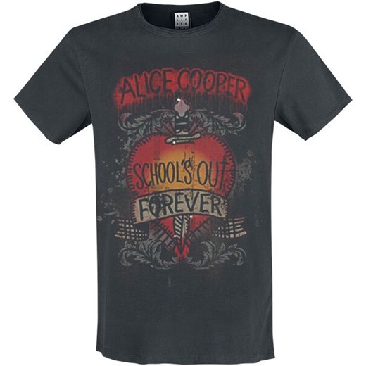 Alice Cooper - Amplified Collection - School&apos;s Out - T-Shirt - ciemnoszary  Alice Cooper M EMP