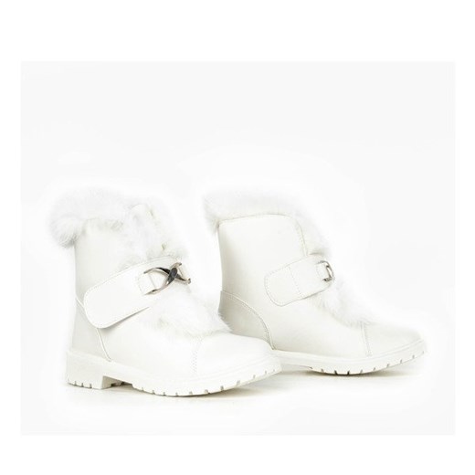 Royalfashion.pl buty zimowe dziecięce z klamrą 