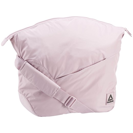 Shopper bag Reebok na ramię różowa bez dodatków 