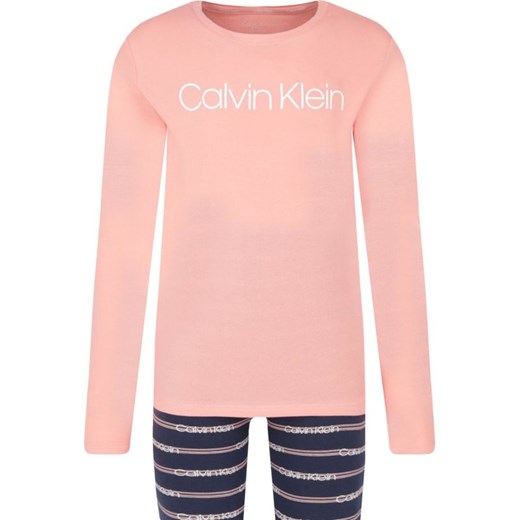 Piżama dziecięce Calvin Klein Underwear w paski 