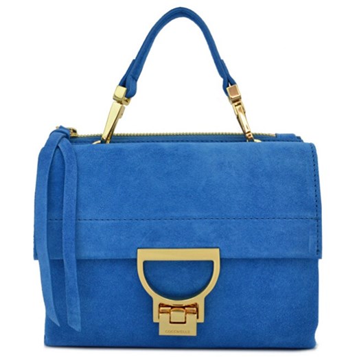 Niebieski kuferek Coccinelle do ręki 