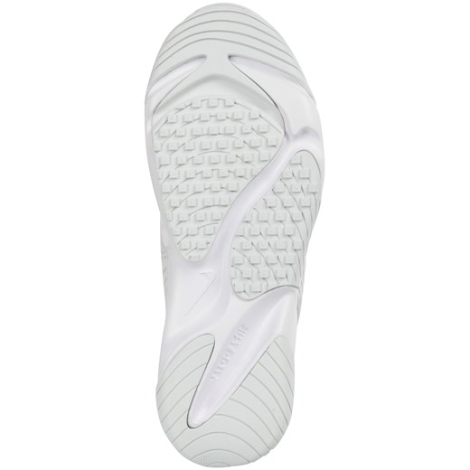 Buty sportowe damskie Nike Sportswear młodzieżowe białe bez wzorów na platformie skórzane 