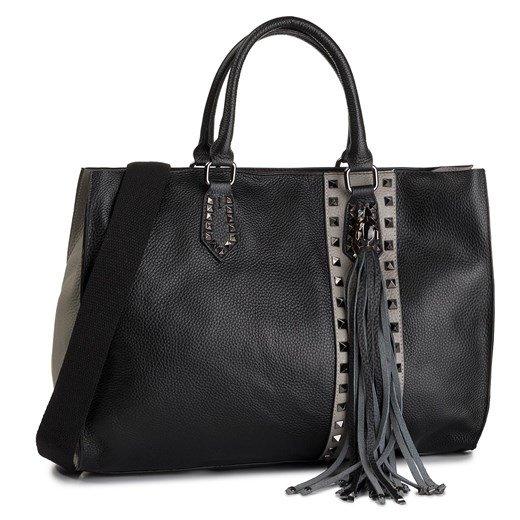 Sca'Viola shopper bag średnia czarna elegancka 