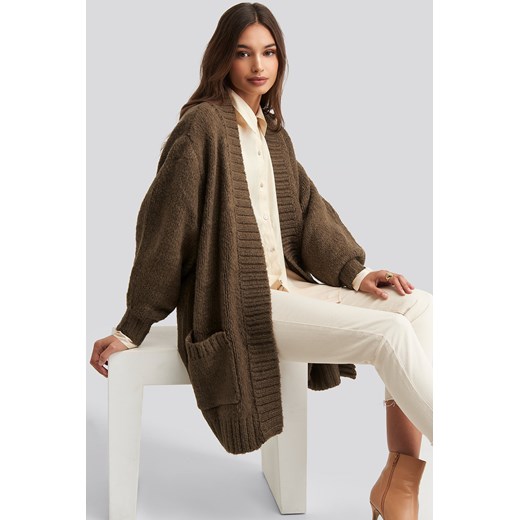 Sweter damski brązowy Trendyol 