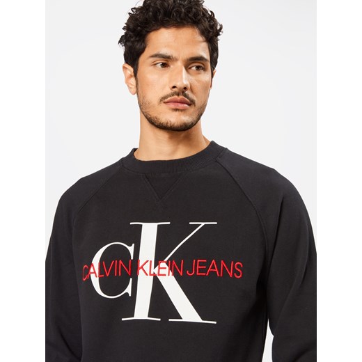 Bluza męska czarna Calvin Klein tkaninowa 