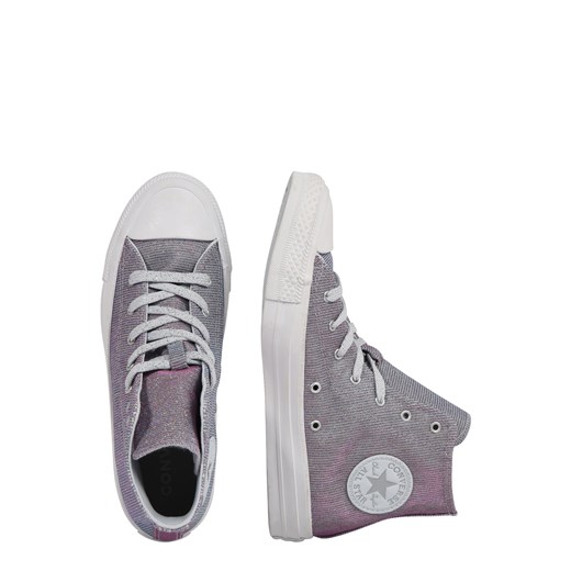 Converse trampki damskie all star szare płaskie sznurowane bez wzorów 