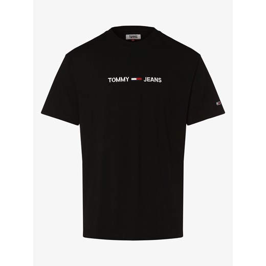 Tommy Jeans - T-shirt męski, czarny  Tommy Jeans XL vangraaf