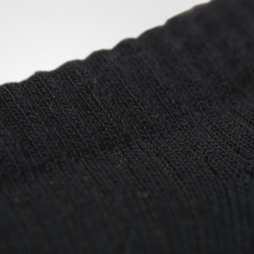 Skarpetki damskie Adidas czarne w sportowym stylu w paski bawełniane 