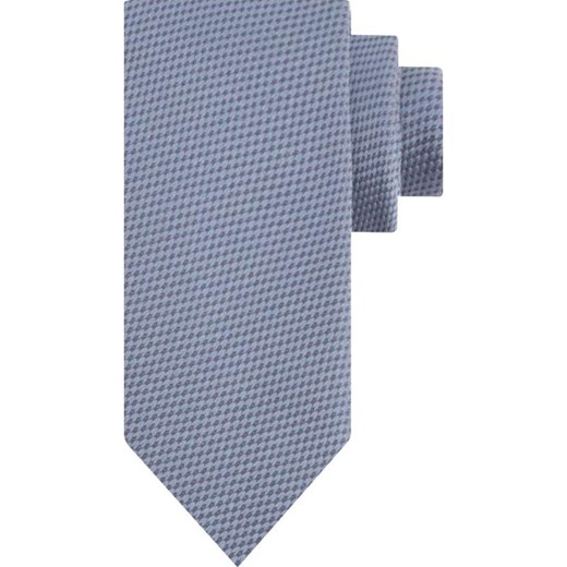 Krawat Boss niebieski w abstrakcyjnym wzorze 