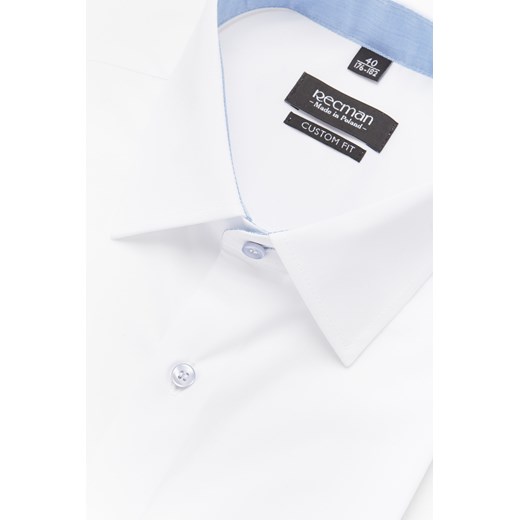koszula bexley 2468 krótki rękaw custom fit biały  Recman 43/176-182/No 