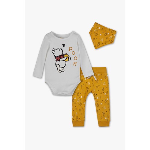 C&A Kubuś Puchatek-strój niemowlęcy-bawełna bio-3 części, Biały, Rozmiar: 56  C&A 68 