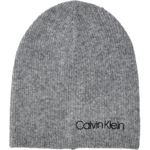 Calvin Klein Wełniana czapka BOILED  Calvin Klein uniwersalny Gomez Fashion Store