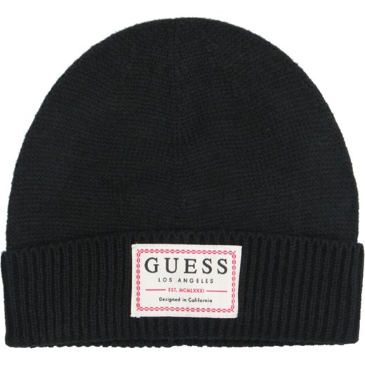 Guess Czapka Knitted | z dodatkiem wełny  Guess M Gomez Fashion Store