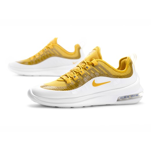 Buty sportowe damskie żółte Nike do biegania młodzieżowe gładkie na wiosnę wiązane płaskie 