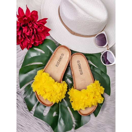 Damskie klapki żółte SHOESITA JS-5050ZL Modanoemi 40 Escoli okazja