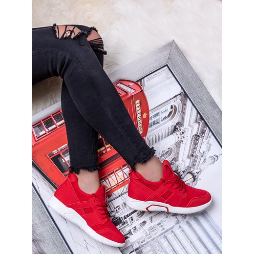 Damskie czerwone buty sportowe X-9762CE Modanoemi  39 okazja Escoli 