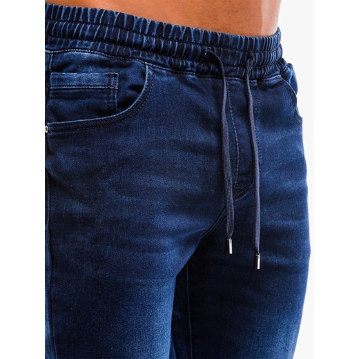 Spodnie męskie jeansowe 880P - niebieskie  Edoti.com 32 
