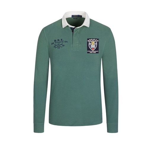 Polo Ralph Lauren, Koszulka rugby z logo z herbem Zielony
