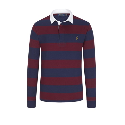 Polo Ralph Lauren, Koszulka rugby w szerokie paski, mit kontrastowym kołnierzykiem Czerwony