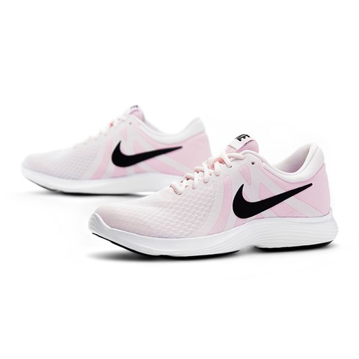 Buty sportowe damskie Nike revolution na płaskiej podeszwie sznurowane 