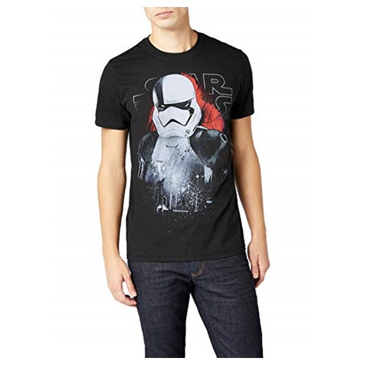 Star Wars T-Shirt męski Executioner -  krój regularny l czarny   sprawdź dostępne rozmiary Amazon