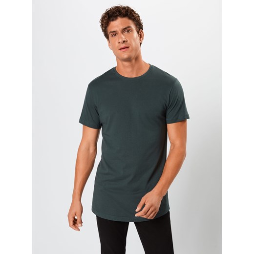 T-shirt męski Urban Classics zielony z krótkimi rękawami 