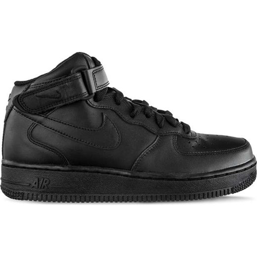 Sneakersy męskie skórzane czarne Nike Air Force 1 Mid 07 001  Nike 43 ButyRaj.pl