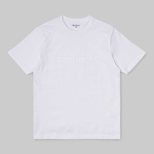 Carhartt Wip t-shirt męski biały z krótkimi rękawami 