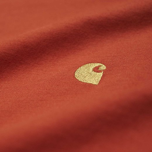 T-shirt męski pomarańczowa Carhartt Wip z krótkim rękawem 