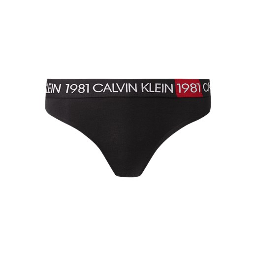 Majtki damskie czarne Calvin Klein Underwear casual 