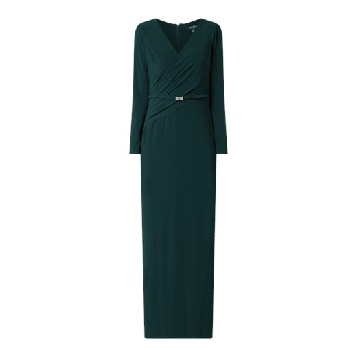 Sukienka Ralph Lauren bez wzorów maxi z długim rękawem karnawałowa 