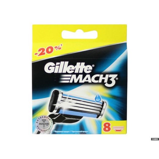 Gillette Mach 3 wymienne ostrza do maszynki do golenia 8 sztuki  Gillette  Horex.pl