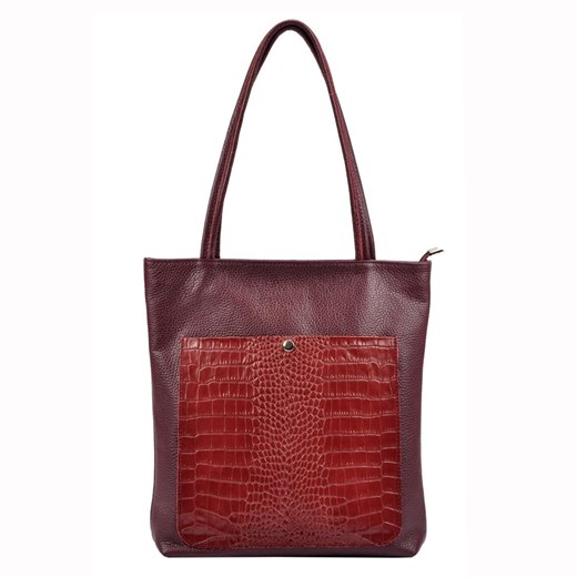 Shopper bag Patrizia Piu na ramię duża elegancka bez dodatków 