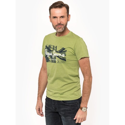 T-shirt męski Pepe Jeans zielony 