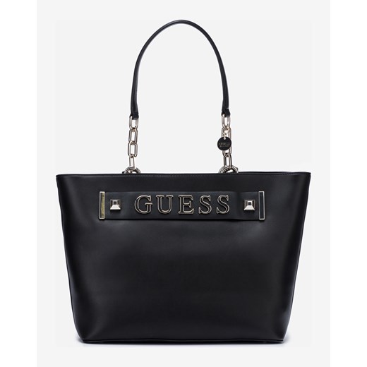 Shopper bag czarna Guess elegancka 