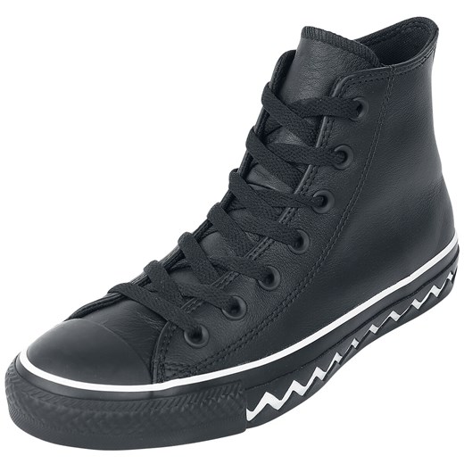 Buty sportowe damskie Converse płaskie czarne 