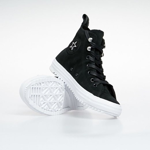 Sneakers buty Converse Ctas Hiker High black/white/black (565236C) Converse US 6,5 wyprzedaż bludshop.com