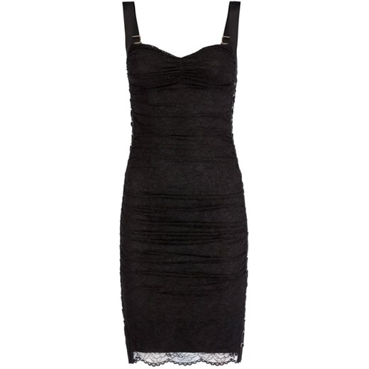 Sukienka czarna Marciano elegancka dopasowana mini bez wzorów na sylwestra 