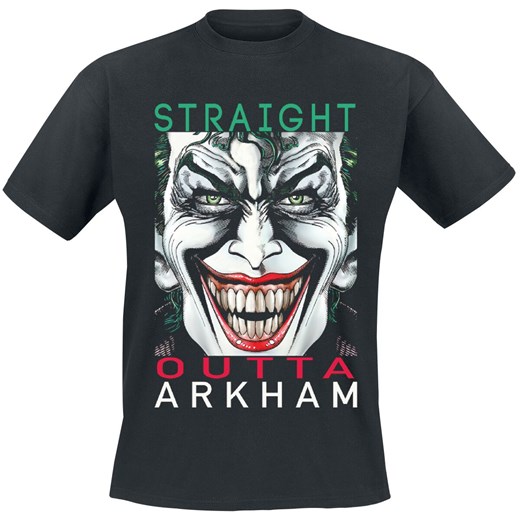 The Joker - Straight Outta Arkham - T-Shirt - czarny The Joker  XXL EMP