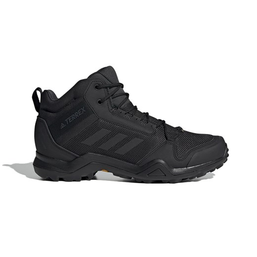 Buty sportowe męskie Adidas czarne na zimę gore-tex sznurowane 