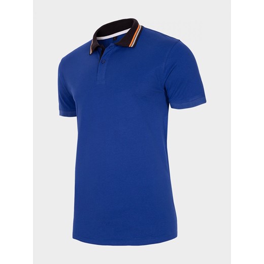 Koszulka polo męska TSM704B - niebieski Everhill  L OUTHORN
