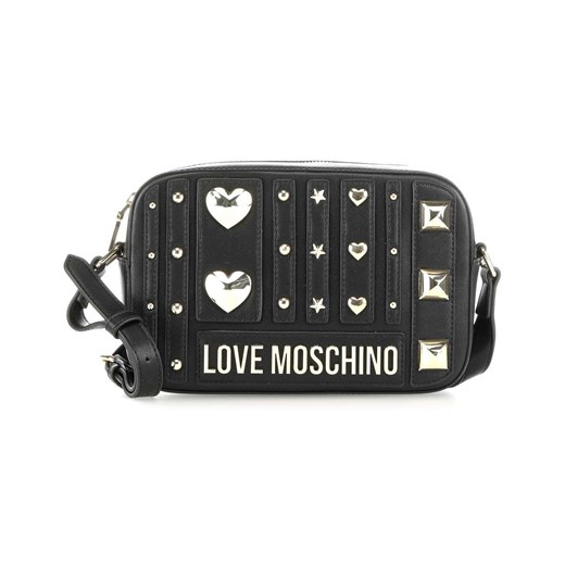 Listonoszka czarna Love Moschino na ramię 