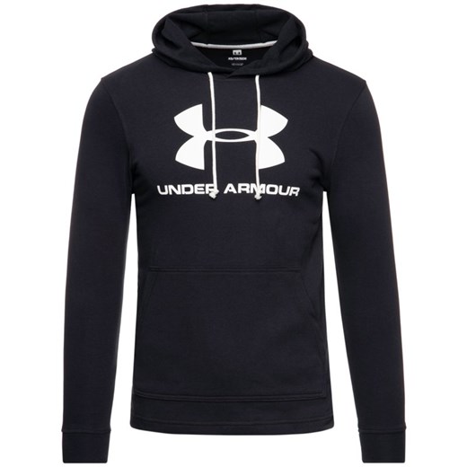 Bluza męska czarna Under Armour sportowa z napisami 