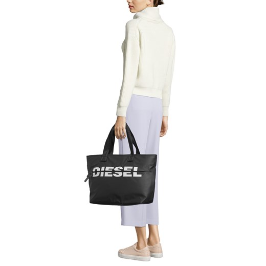 Shopper bag Diesel wakacyjna duża czarna 