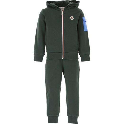Moncler Komplety Na Wyprzedaży, zielony, Bawełna, 2019, 4Y 8Y