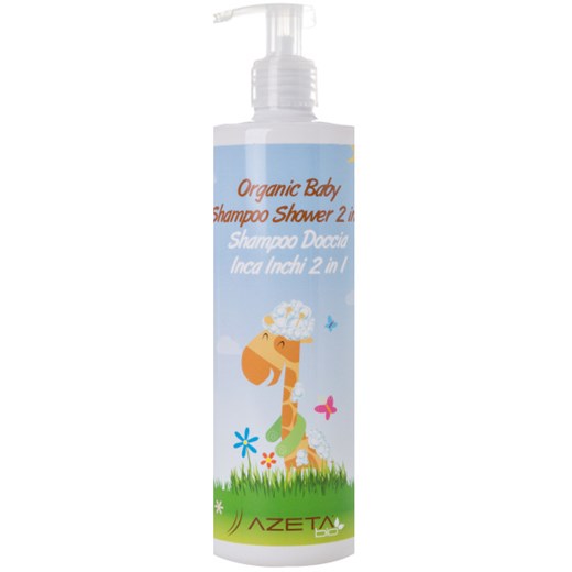 Organiczny szampon z Inca Inchi płyn do mycia ciała 2w1 dla dzieci 500 ml – Azeta Bio